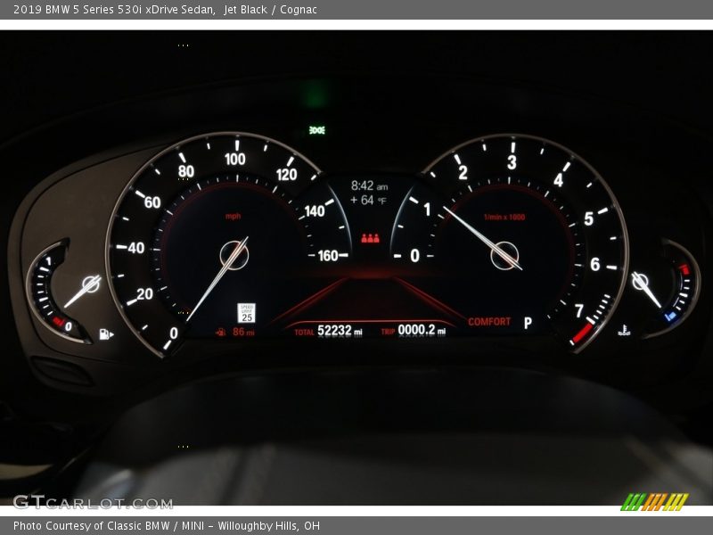 Jet Black / Cognac 2019 BMW 5 Series 530i xDrive Sedan