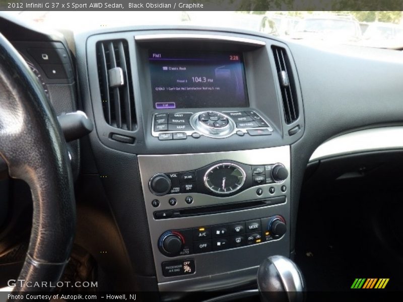 Black Obsidian / Graphite 2012 Infiniti G 37 x S Sport AWD Sedan