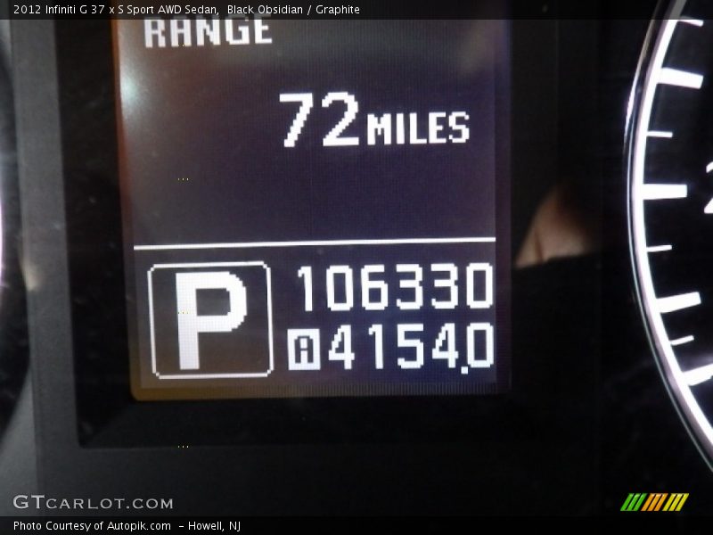 Black Obsidian / Graphite 2012 Infiniti G 37 x S Sport AWD Sedan