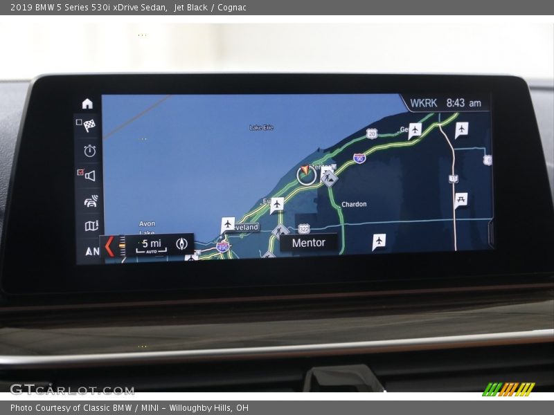 Jet Black / Cognac 2019 BMW 5 Series 530i xDrive Sedan