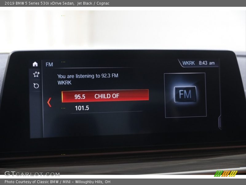 Jet Black / Cognac 2019 BMW 5 Series 530i xDrive Sedan