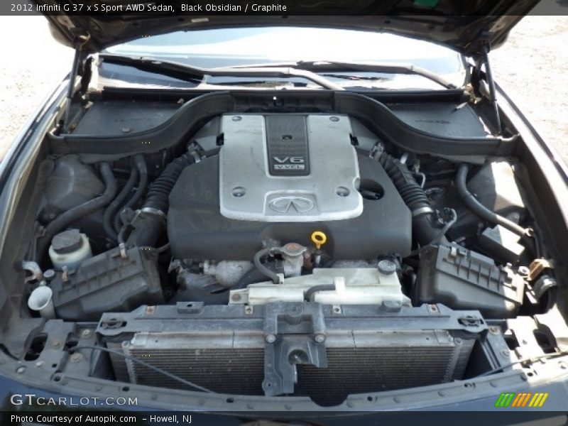 Black Obsidian / Graphite 2012 Infiniti G 37 x S Sport AWD Sedan