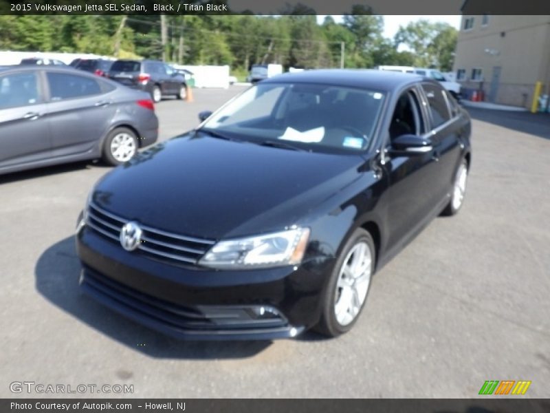 Black / Titan Black 2015 Volkswagen Jetta SEL Sedan