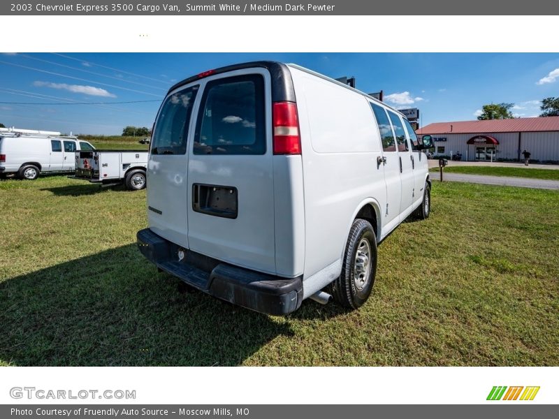 Summit White / Medium Dark Pewter 2003 Chevrolet Express 3500 Cargo Van