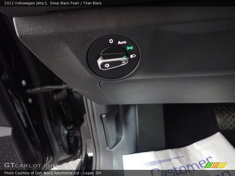 Deep Black Pearl / Titan Black 2021 Volkswagen Jetta S