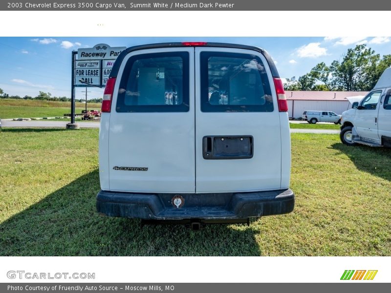 Summit White / Medium Dark Pewter 2003 Chevrolet Express 3500 Cargo Van