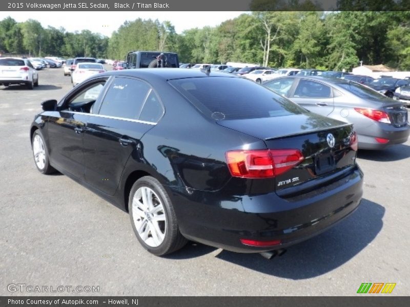 Black / Titan Black 2015 Volkswagen Jetta SEL Sedan