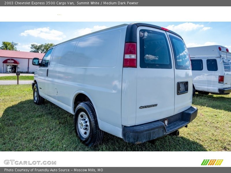 Summit White / Medium Dark Pewter 2003 Chevrolet Express 3500 Cargo Van