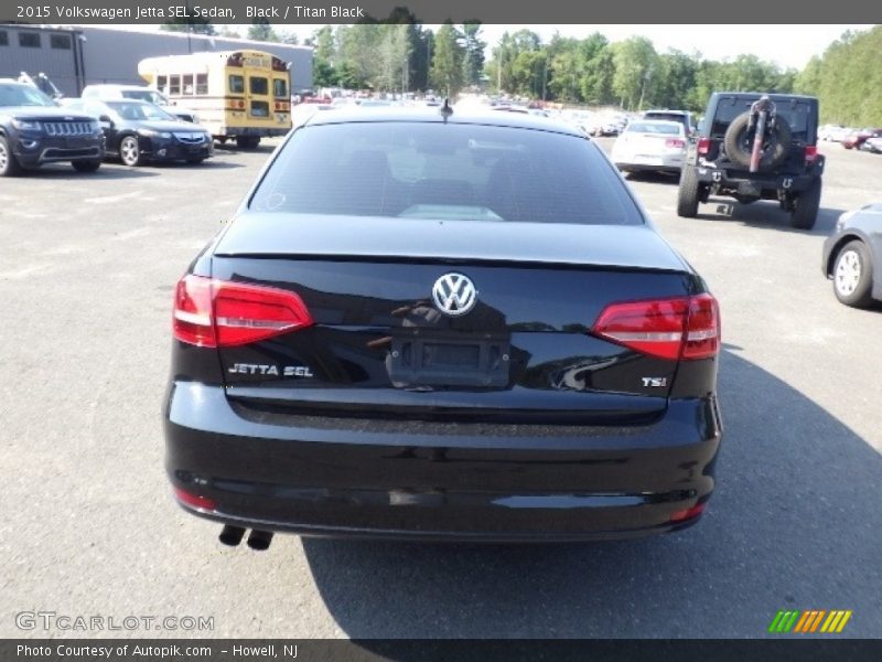 Black / Titan Black 2015 Volkswagen Jetta SEL Sedan