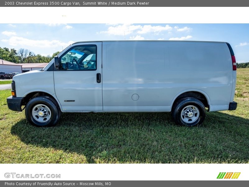 Summit White / Medium Dark Pewter 2003 Chevrolet Express 3500 Cargo Van