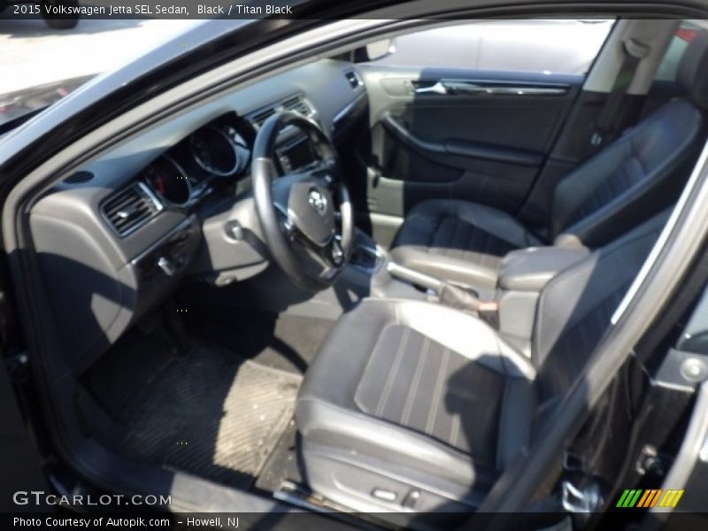 Black / Titan Black 2015 Volkswagen Jetta SEL Sedan