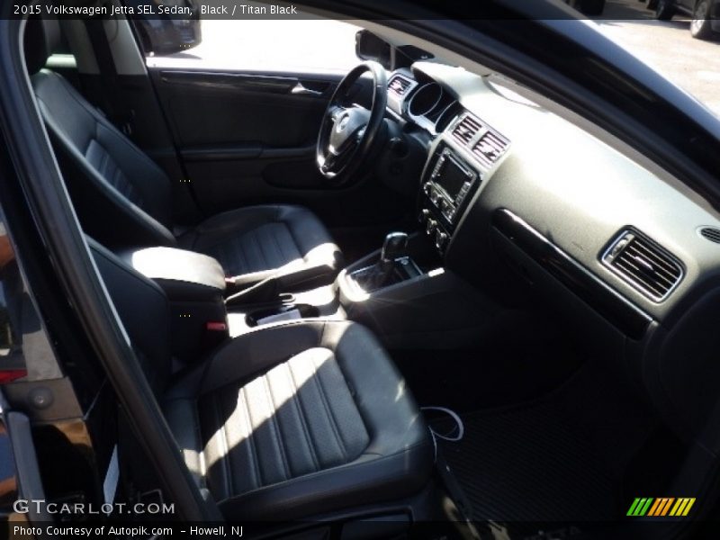 Black / Titan Black 2015 Volkswagen Jetta SEL Sedan