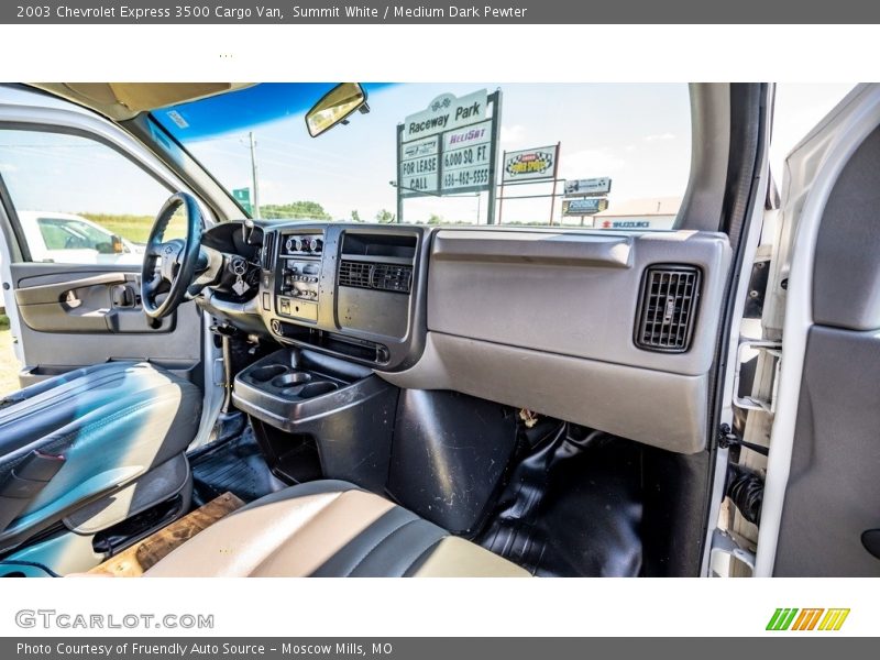 Summit White / Medium Dark Pewter 2003 Chevrolet Express 3500 Cargo Van
