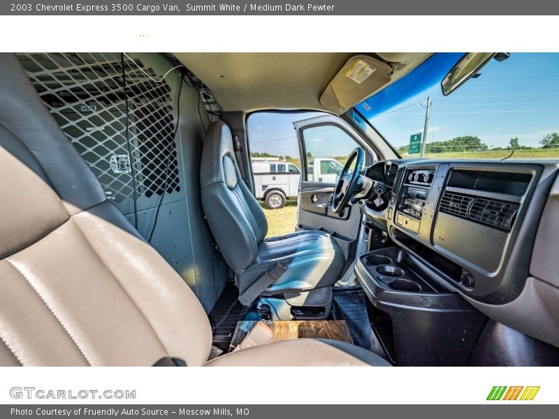 Summit White / Medium Dark Pewter 2003 Chevrolet Express 3500 Cargo Van