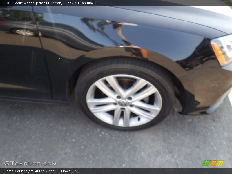 Black / Titan Black 2015 Volkswagen Jetta SEL Sedan