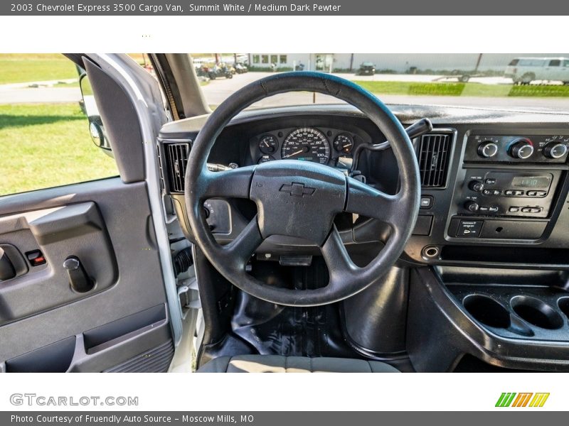 Summit White / Medium Dark Pewter 2003 Chevrolet Express 3500 Cargo Van