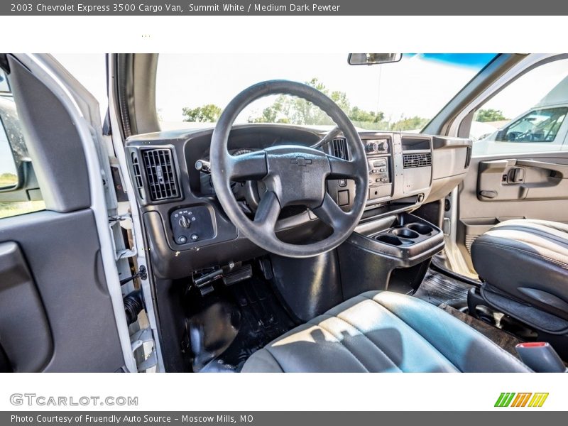 Summit White / Medium Dark Pewter 2003 Chevrolet Express 3500 Cargo Van