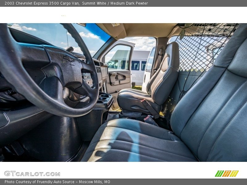 Summit White / Medium Dark Pewter 2003 Chevrolet Express 3500 Cargo Van