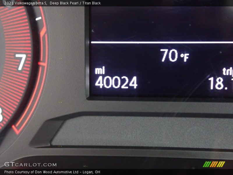 Deep Black Pearl / Titan Black 2021 Volkswagen Jetta S