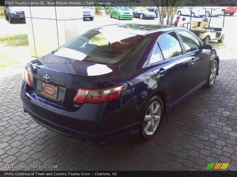Blue Ribbon Metallic / Dark Charcoal 2007 Toyota Camry SE