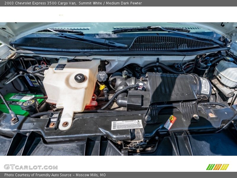 Summit White / Medium Dark Pewter 2003 Chevrolet Express 3500 Cargo Van
