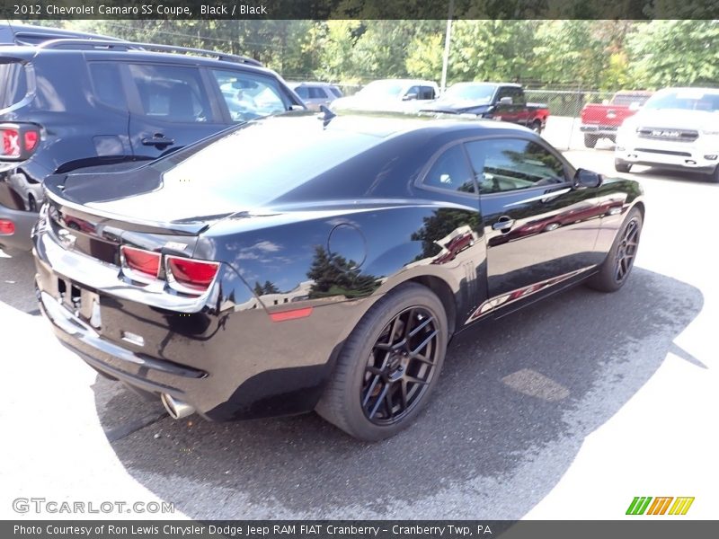 Black / Black 2012 Chevrolet Camaro SS Coupe