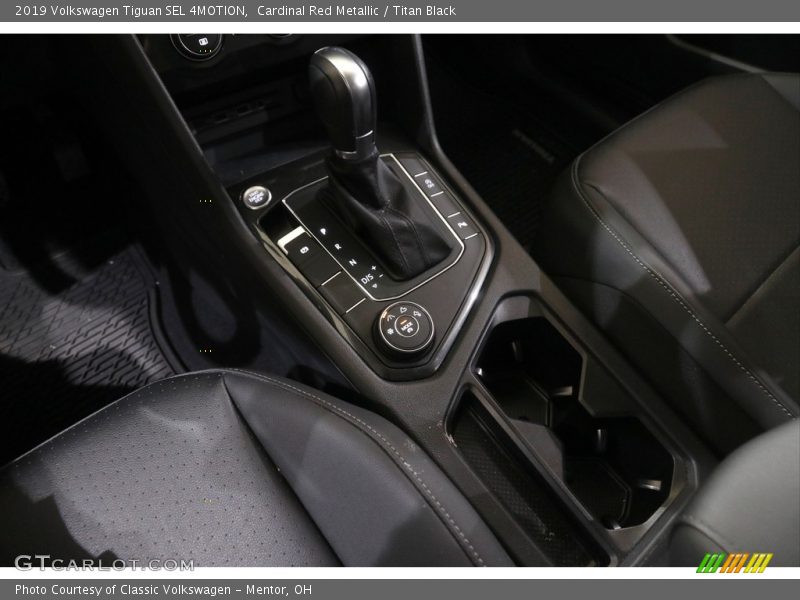 Cardinal Red Metallic / Titan Black 2019 Volkswagen Tiguan SEL 4MOTION