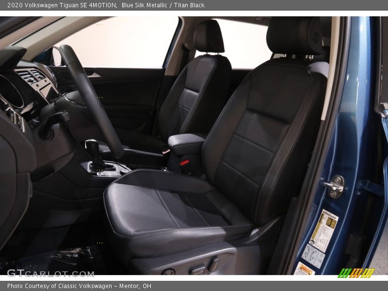 Blue Silk Metallic / Titan Black 2020 Volkswagen Tiguan SE 4MOTION