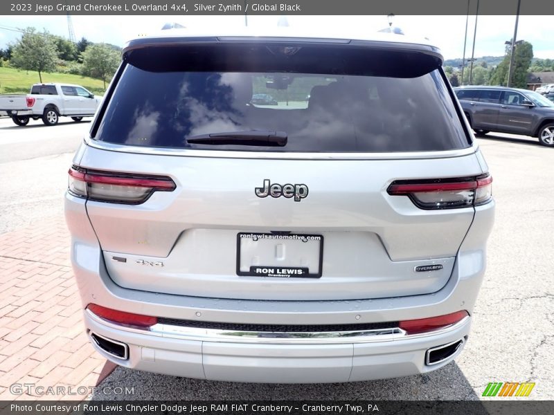 Silver Zynith / Global Black 2023 Jeep Grand Cherokee L Overland 4x4