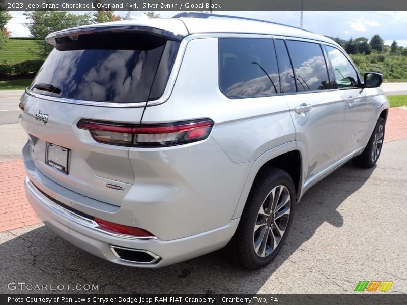 Silver Zynith / Global Black 2023 Jeep Grand Cherokee L Overland 4x4