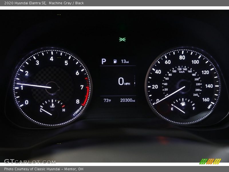 Machine Gray / Black 2020 Hyundai Elantra SE