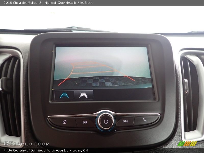 Nightfall Gray Metallic / Jet Black 2018 Chevrolet Malibu LS