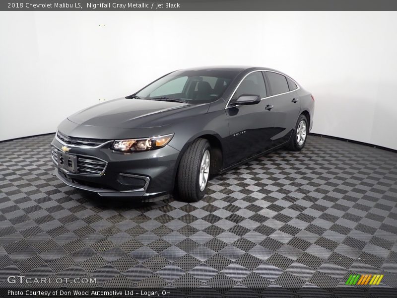 Nightfall Gray Metallic / Jet Black 2018 Chevrolet Malibu LS