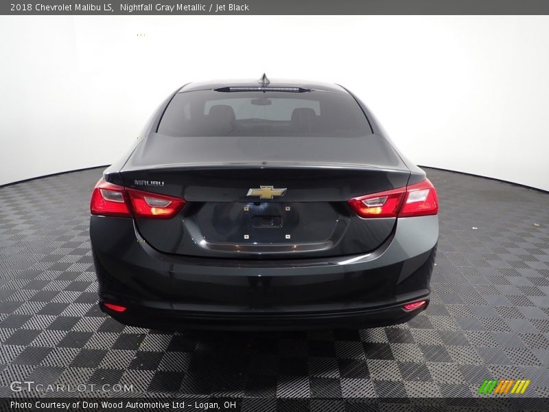 Nightfall Gray Metallic / Jet Black 2018 Chevrolet Malibu LS