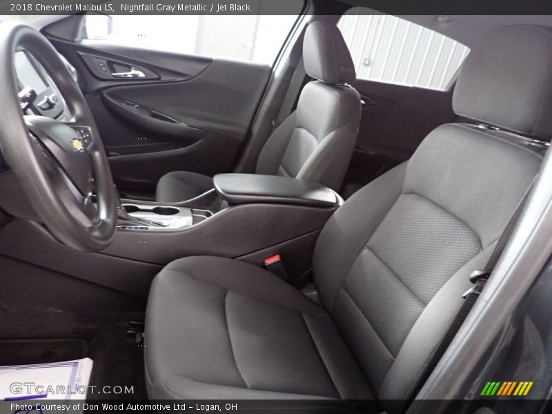 Nightfall Gray Metallic / Jet Black 2018 Chevrolet Malibu LS