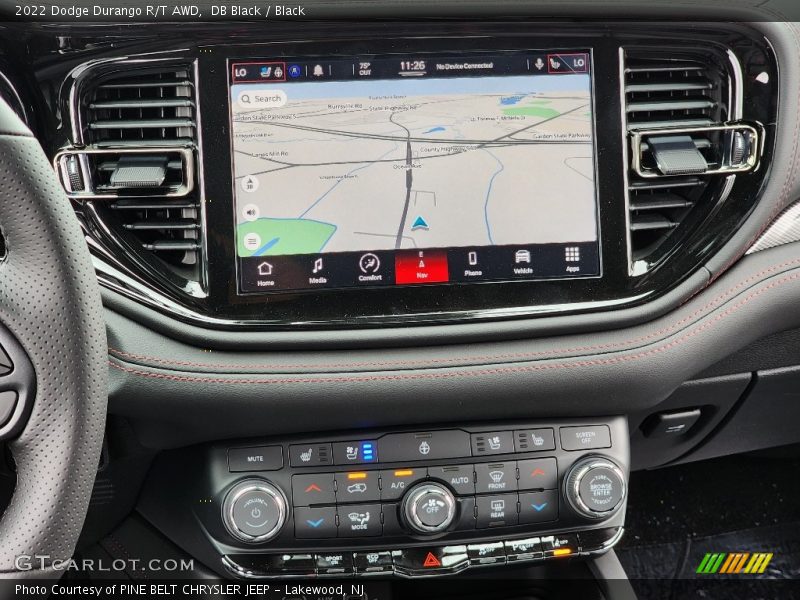 Navigation of 2022 Durango R/T AWD
