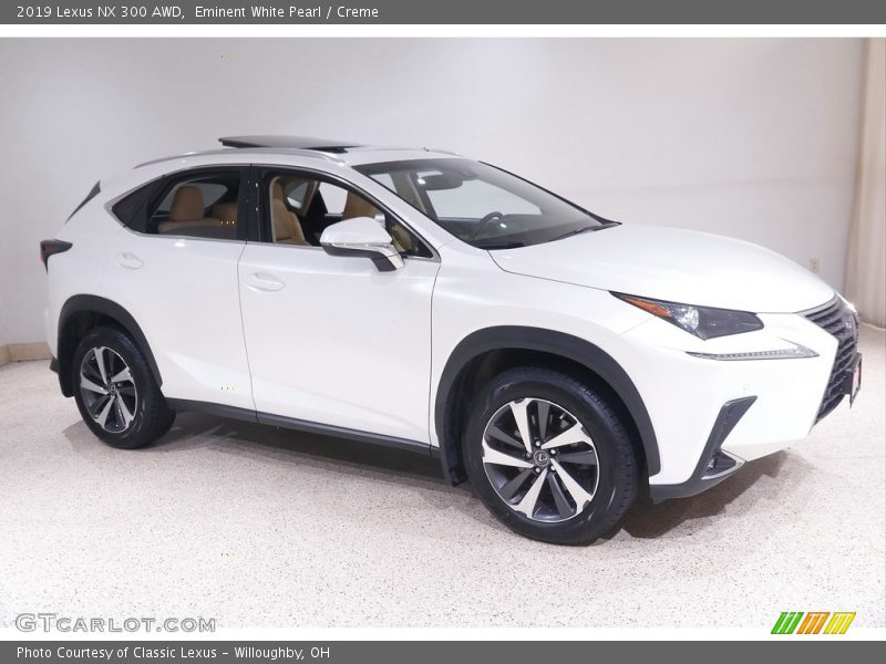 Eminent White Pearl / Creme 2019 Lexus NX 300 AWD