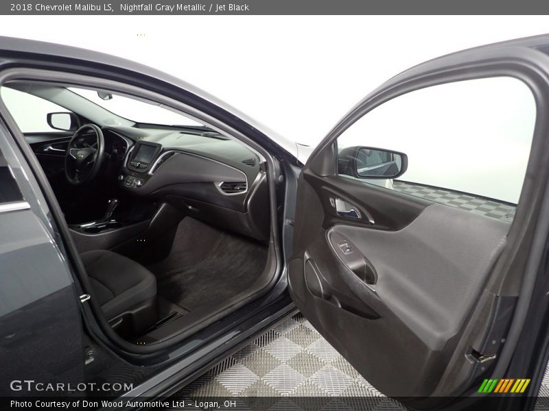 Nightfall Gray Metallic / Jet Black 2018 Chevrolet Malibu LS