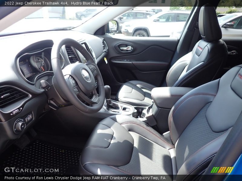 Hydro Blue Pearl / Black 2022 Jeep Cherokee Trailhawk 4x4
