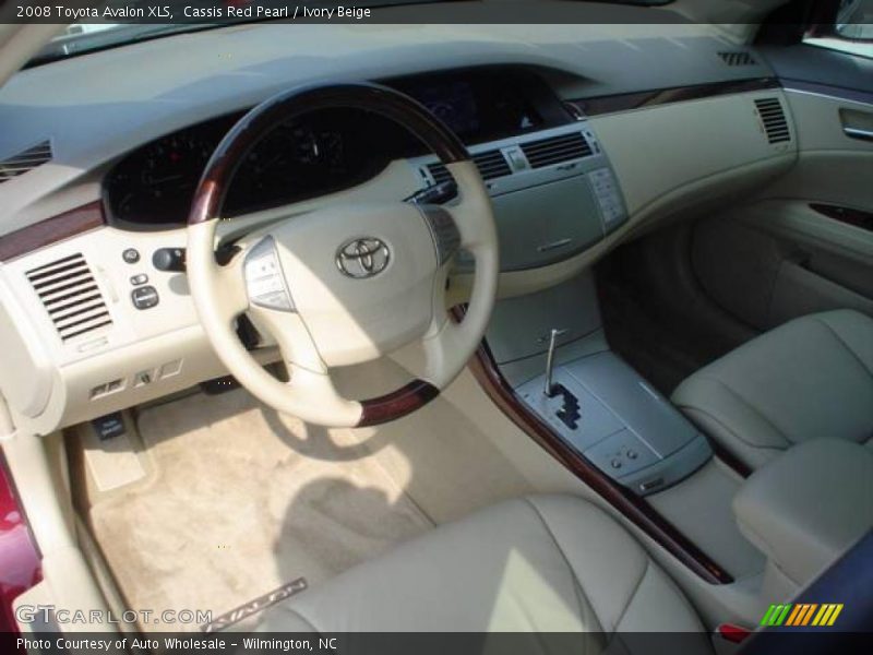 Cassis Red Pearl / Ivory Beige 2008 Toyota Avalon XLS