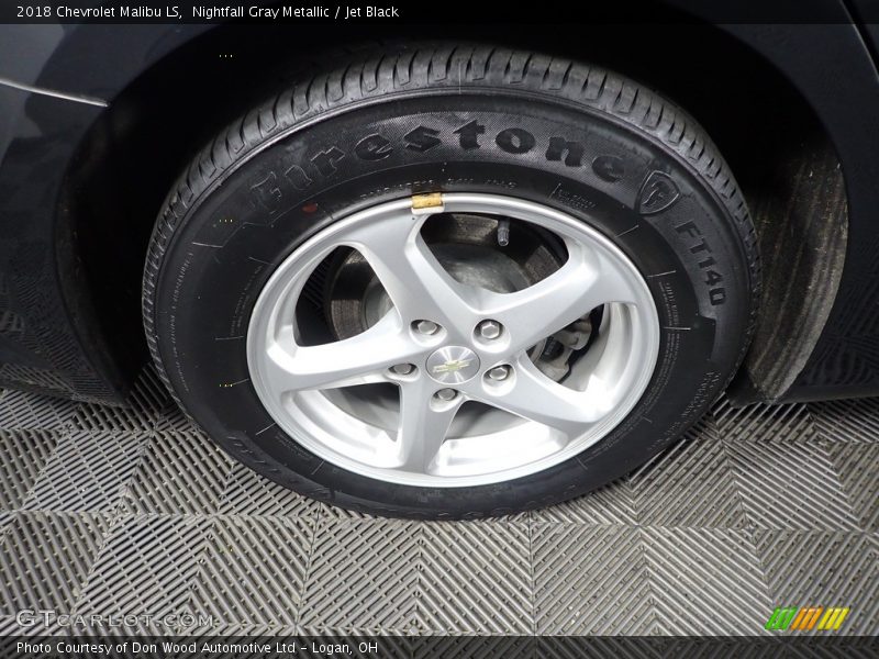 Nightfall Gray Metallic / Jet Black 2018 Chevrolet Malibu LS