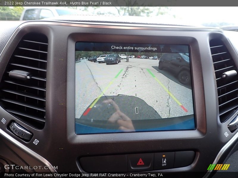 Hydro Blue Pearl / Black 2022 Jeep Cherokee Trailhawk 4x4