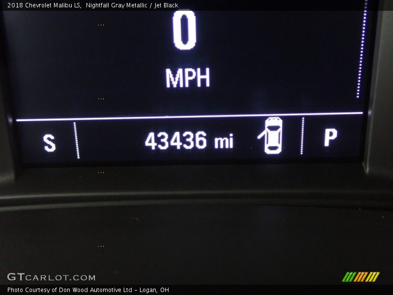 Nightfall Gray Metallic / Jet Black 2018 Chevrolet Malibu LS