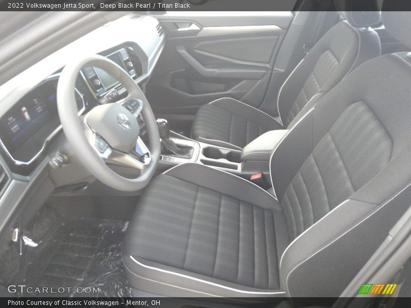 Deep Black Pearl / Titan Black 2022 Volkswagen Jetta Sport