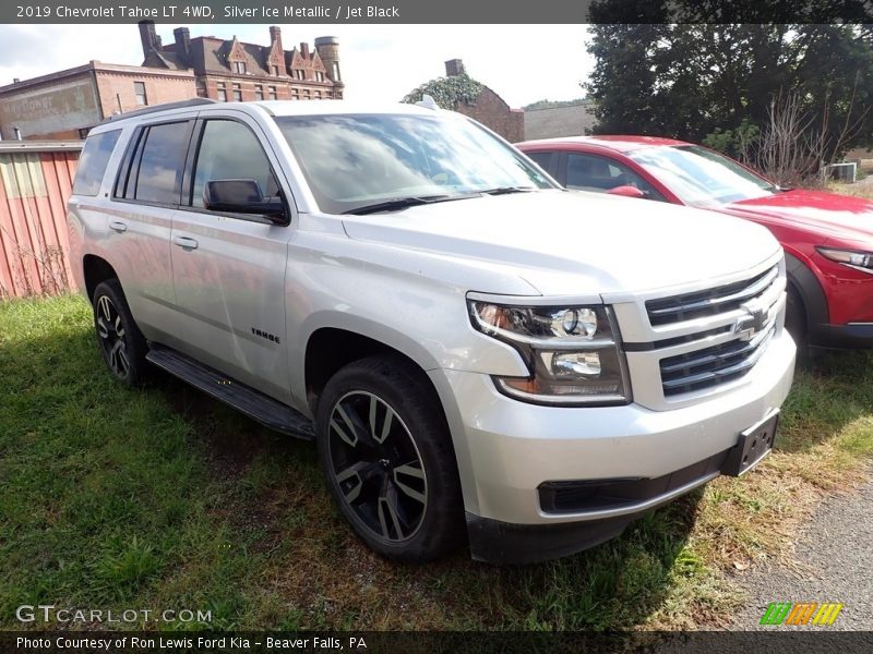Silver Ice Metallic / Jet Black 2019 Chevrolet Tahoe LT 4WD