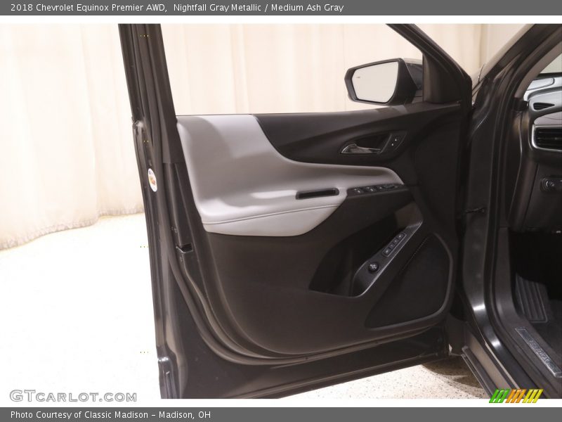 Nightfall Gray Metallic / Medium Ash Gray 2018 Chevrolet Equinox Premier AWD