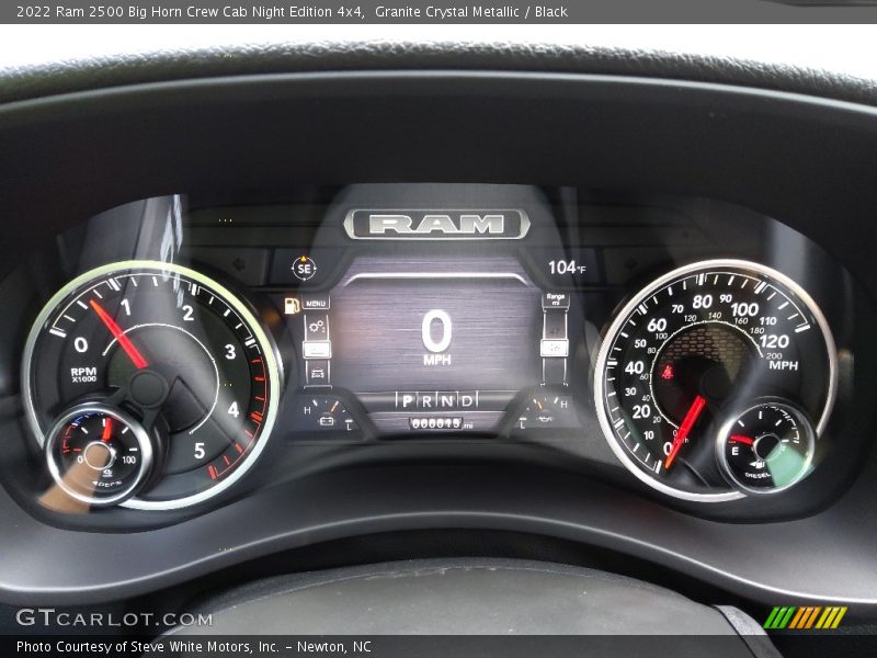 Granite Crystal Metallic / Black 2022 Ram 2500 Big Horn Crew Cab Night Edition 4x4