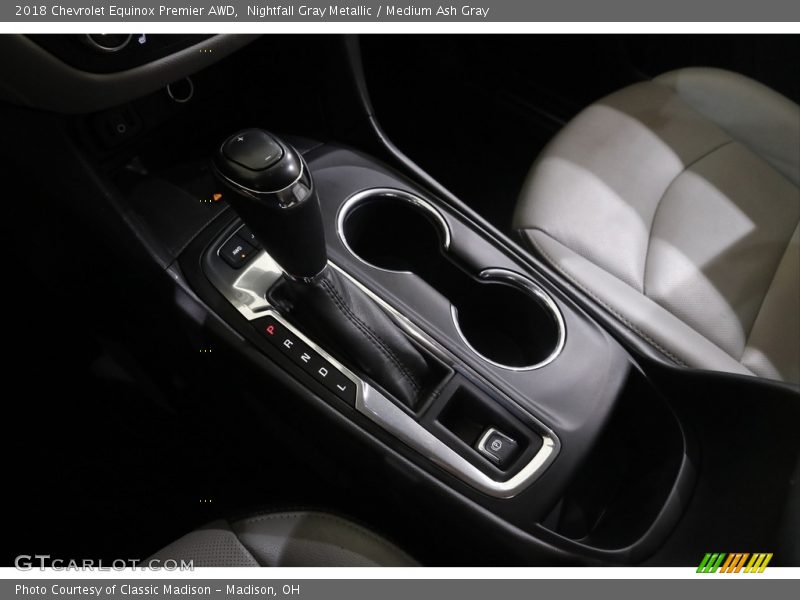 Nightfall Gray Metallic / Medium Ash Gray 2018 Chevrolet Equinox Premier AWD