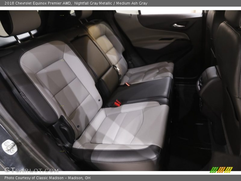 Nightfall Gray Metallic / Medium Ash Gray 2018 Chevrolet Equinox Premier AWD