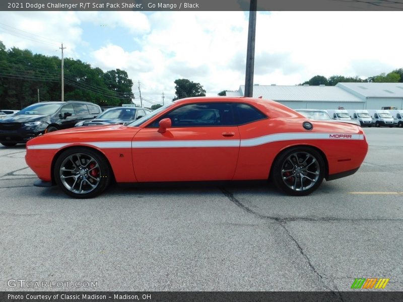  2021 Challenger R/T Scat Pack Shaker Go Mango